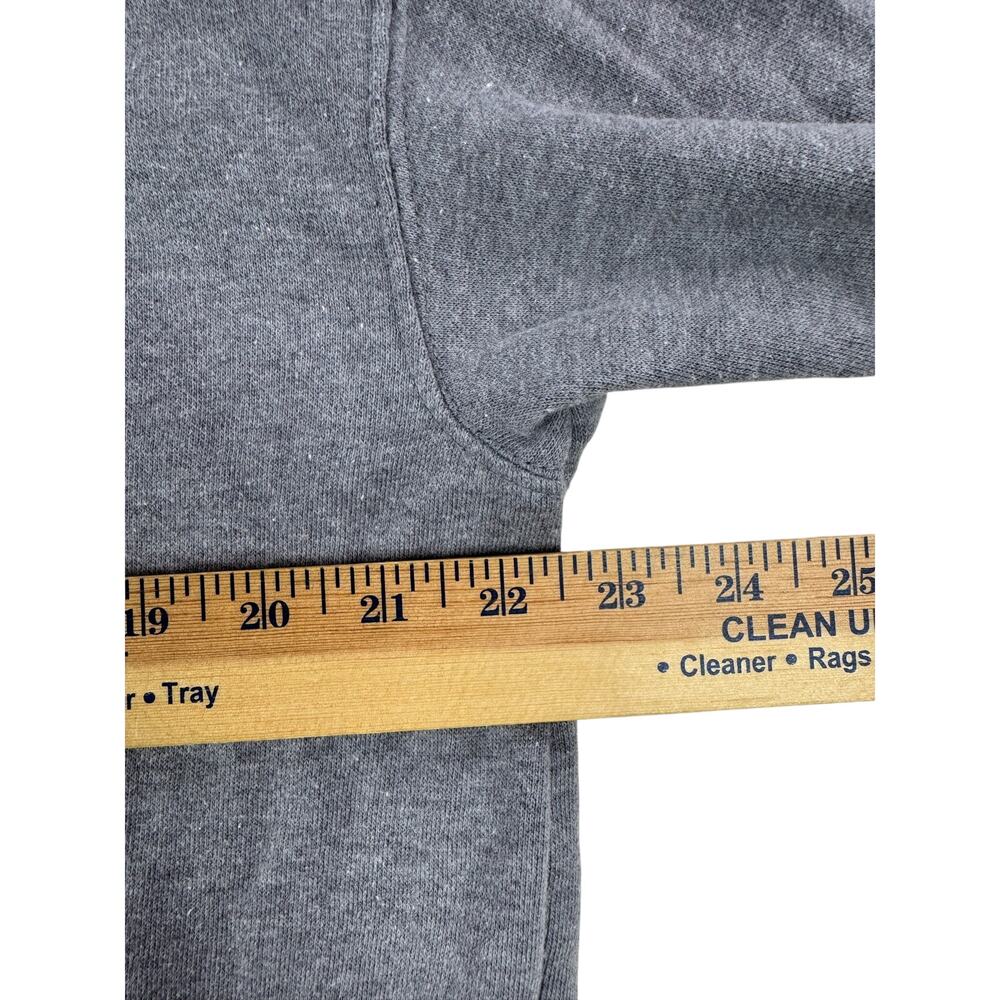 Favorite Daughter Crewneck Sweatshirt L Grey Heart Logo Spellout Classic Cozy - Picture 5 of 8